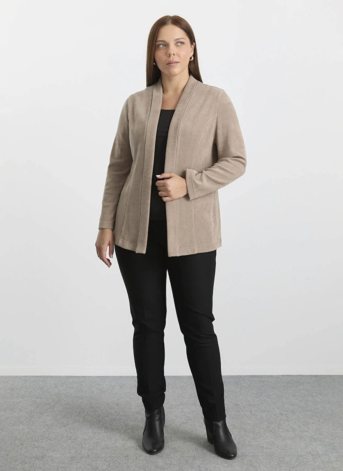 Selen Normal Vizon Kadın Ceket 25KSL1534