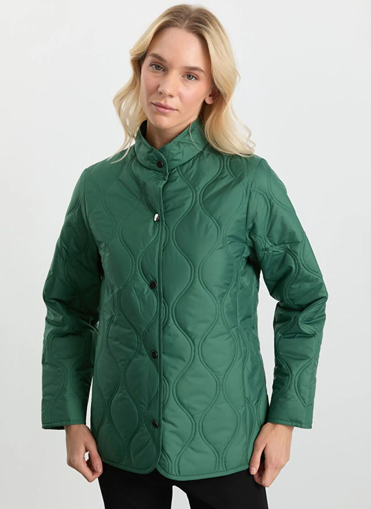 Selen Yeşil Kadın Mont 25KSL6154