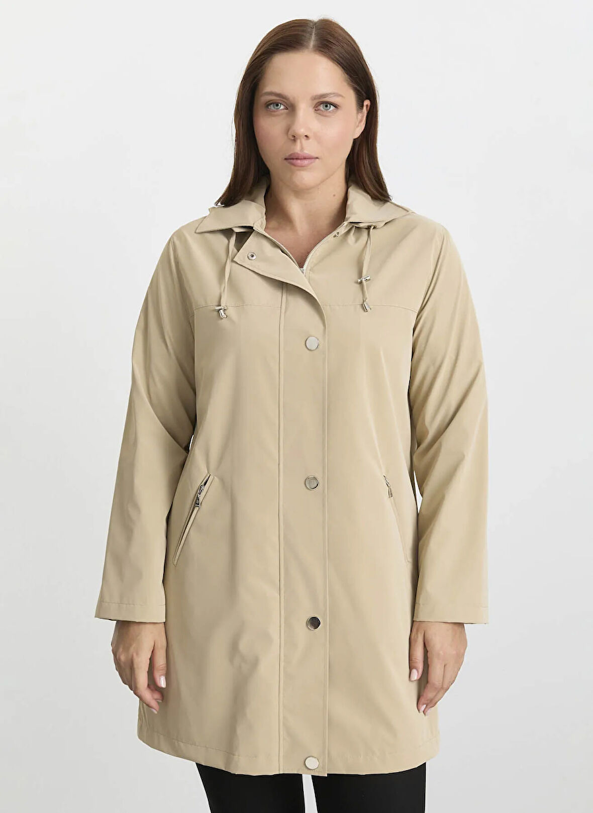 Selen Bej Kadın Trençkot 25KSL9521