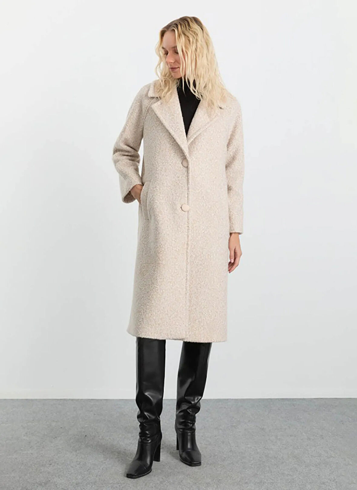 Selen Bej Kadın Kaban 25KSL9527