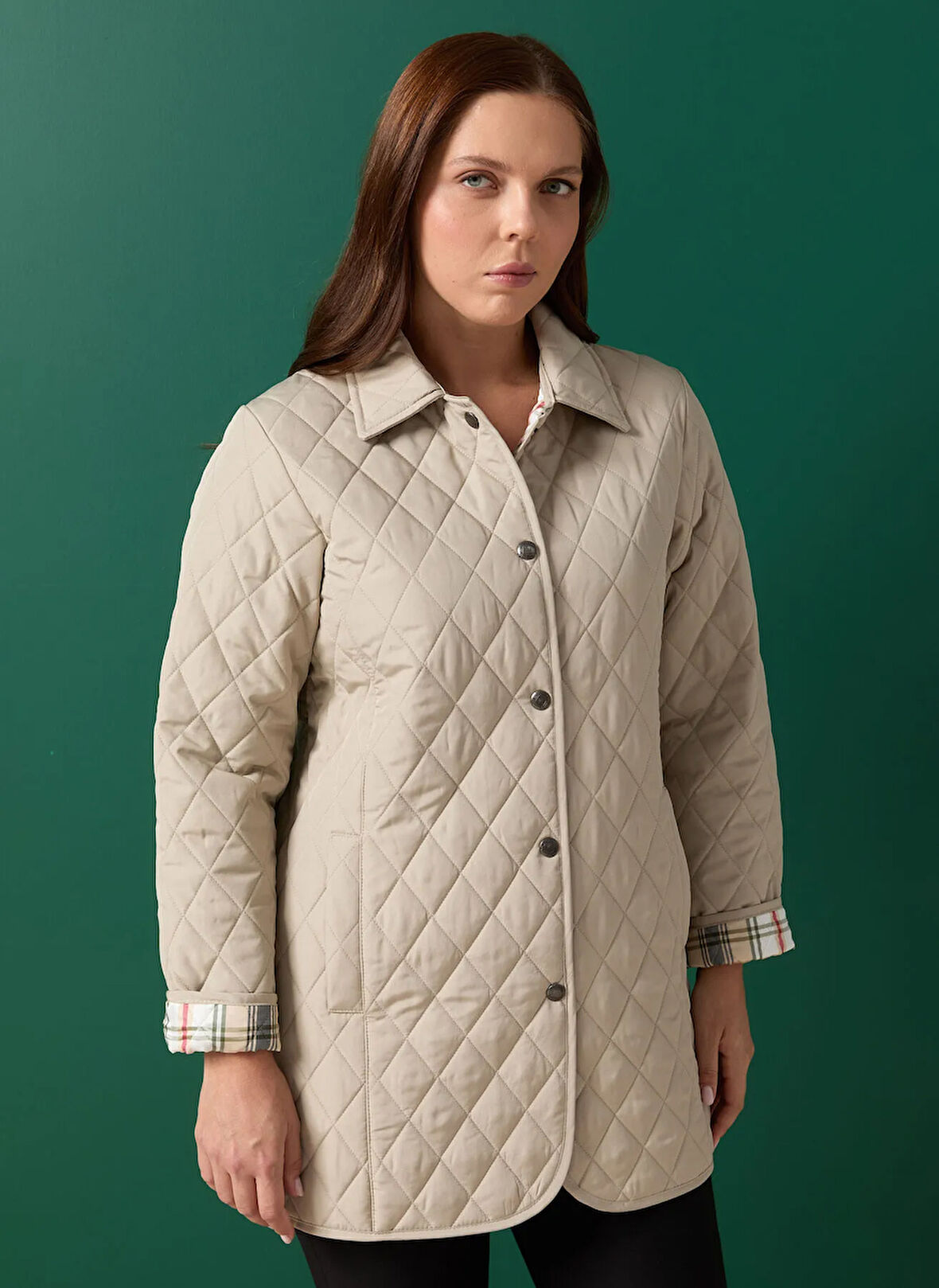 Selen Bej Kadın Mont 25KSL6156