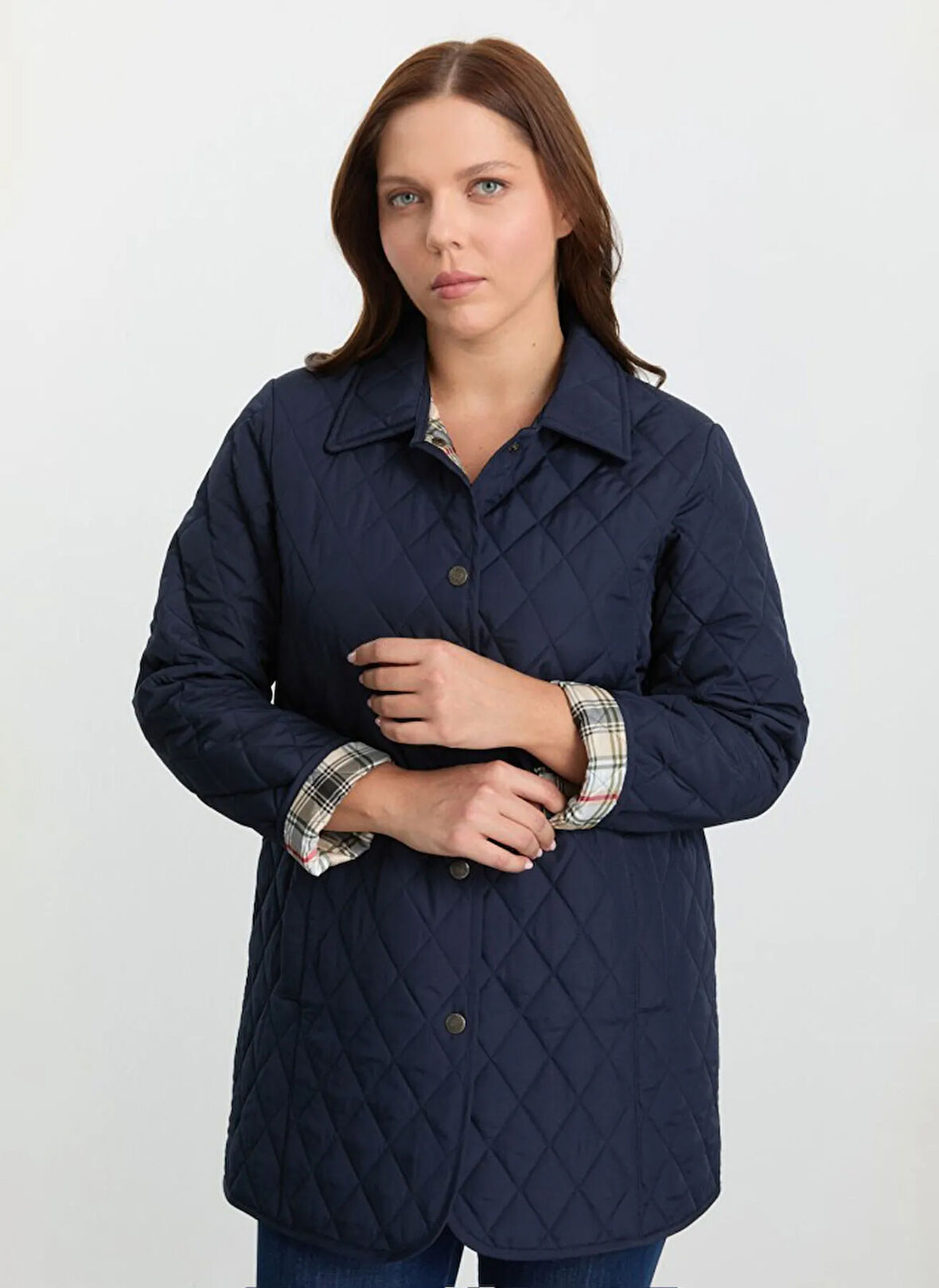 Selen Lacivert Kadın Mont 25KSL6156