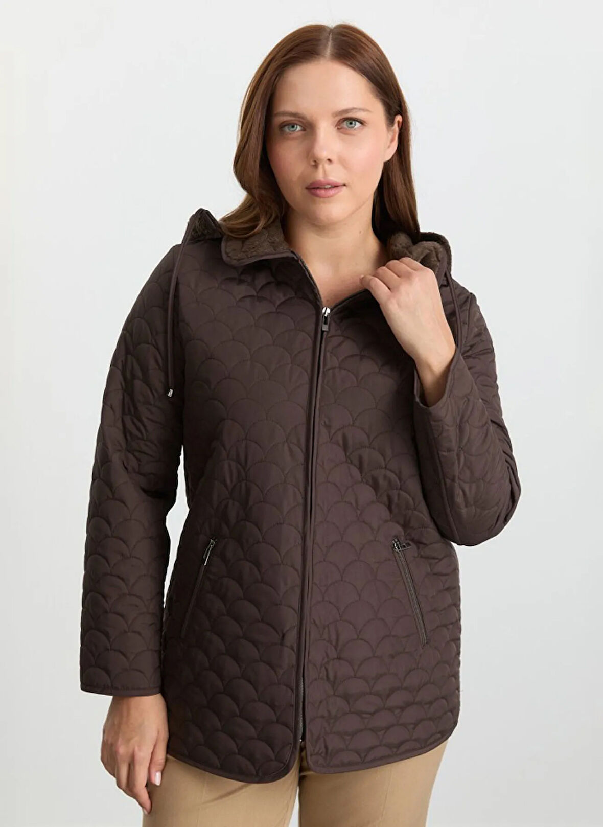 Selen Kahve Kadın Mont 25KSL6159