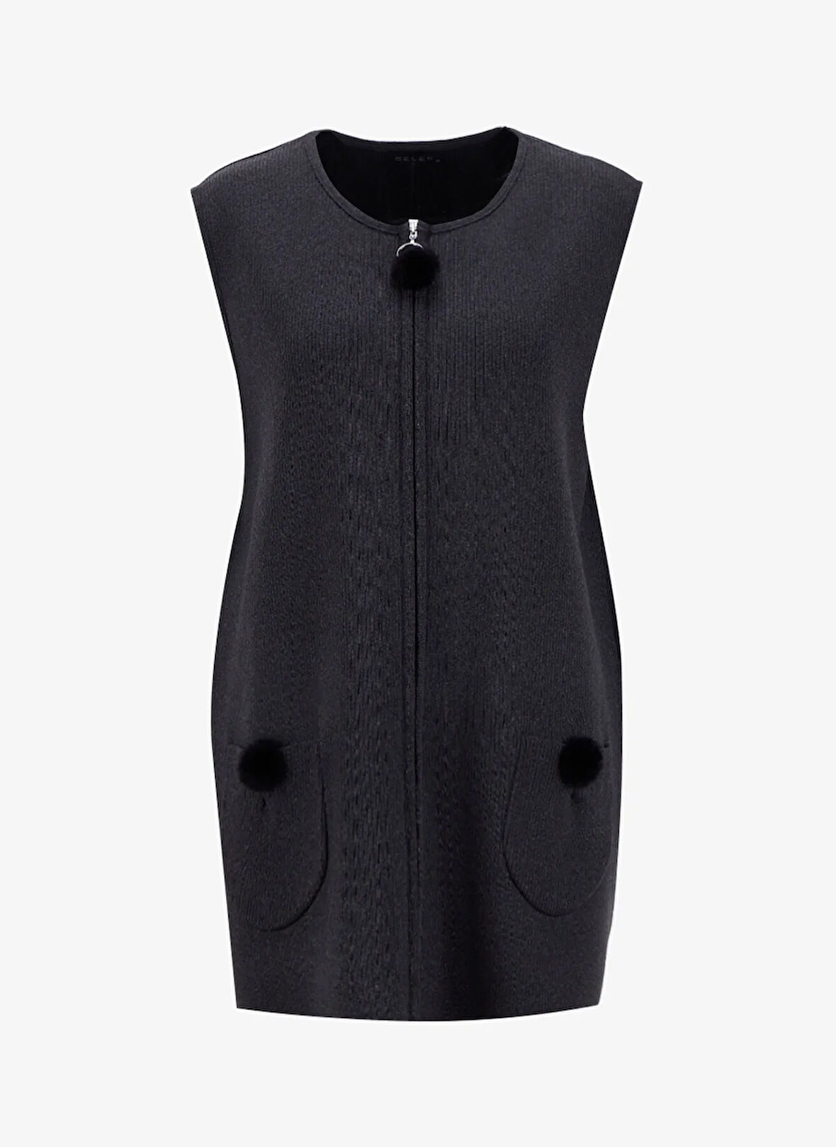 Selen Antrasit Kadın Yelek 25KSL2072