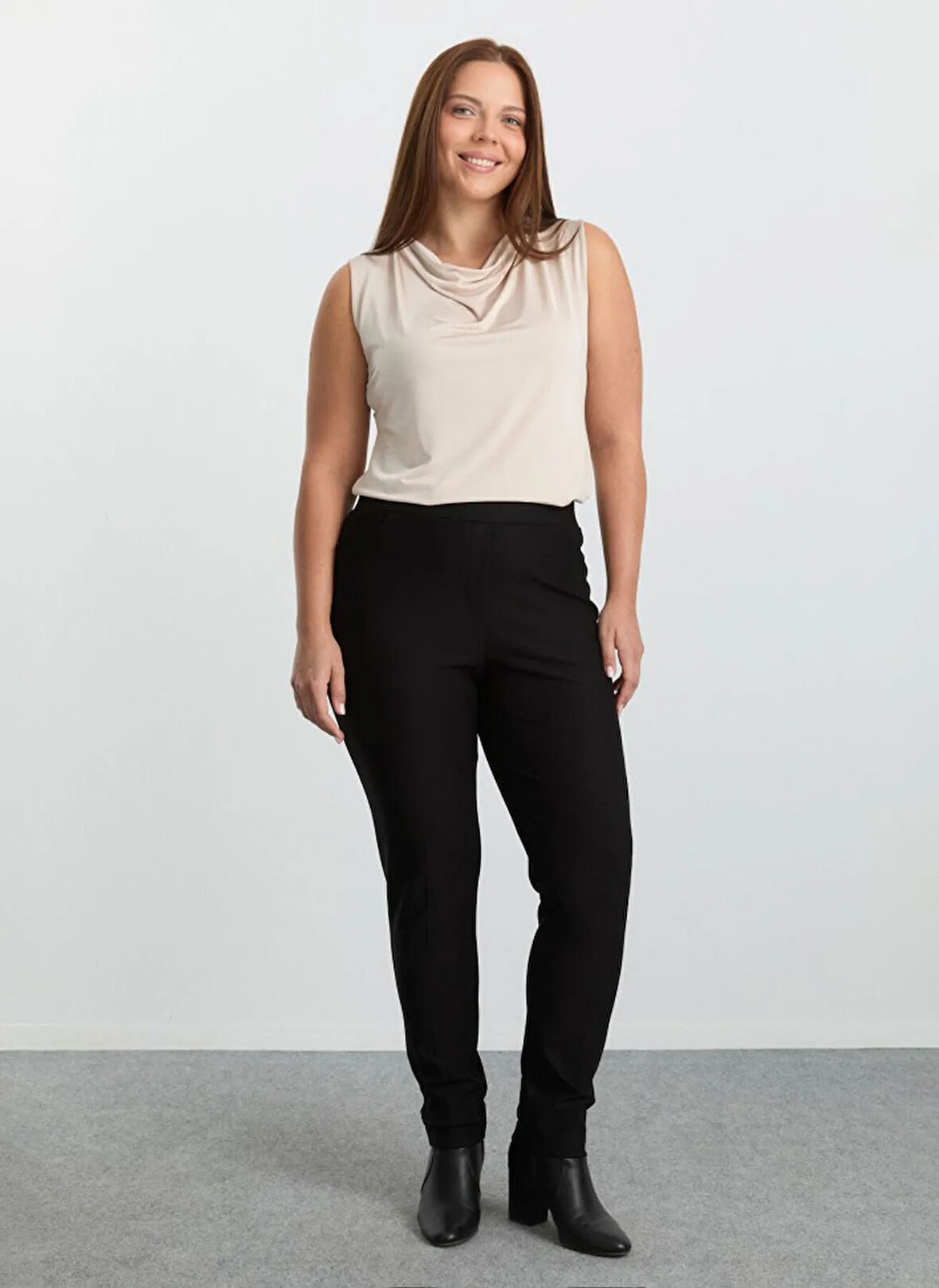 Selen Normal Bel Normal Siyah Kadın Pantolon 25KSL5459