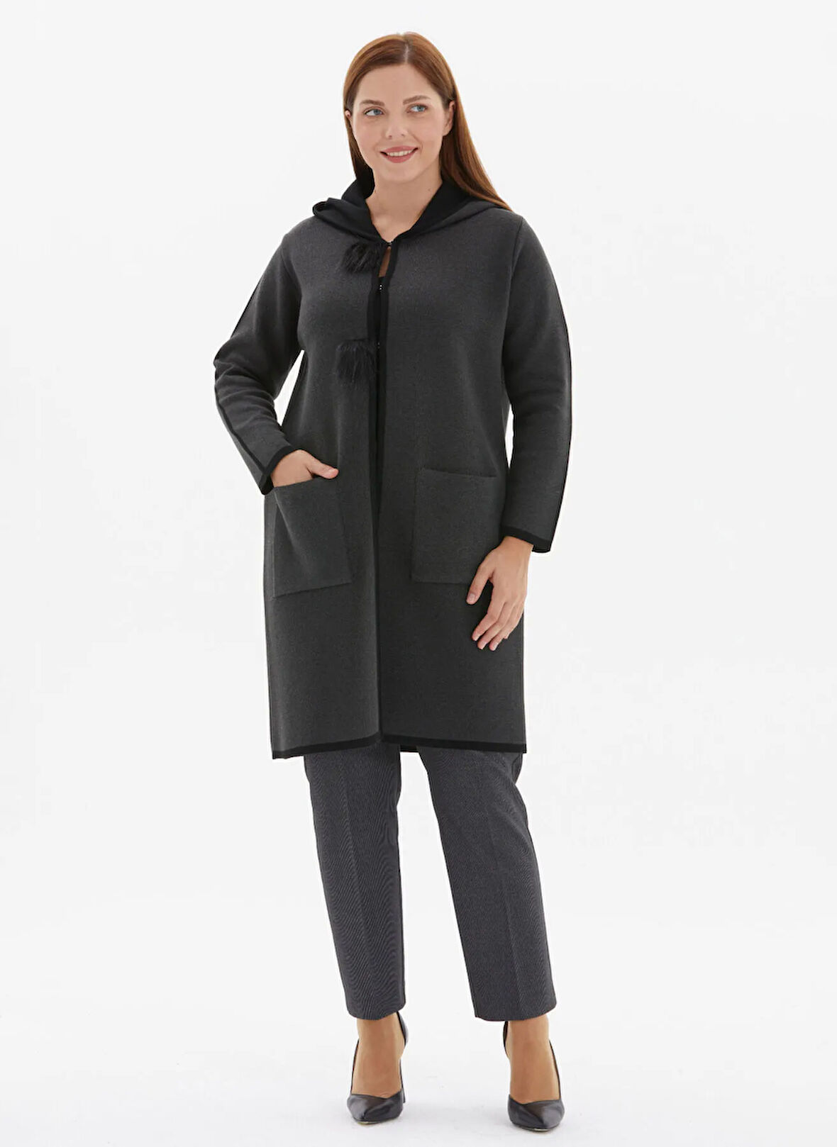 Selen Füme Kadın Hırka 25KSL4181