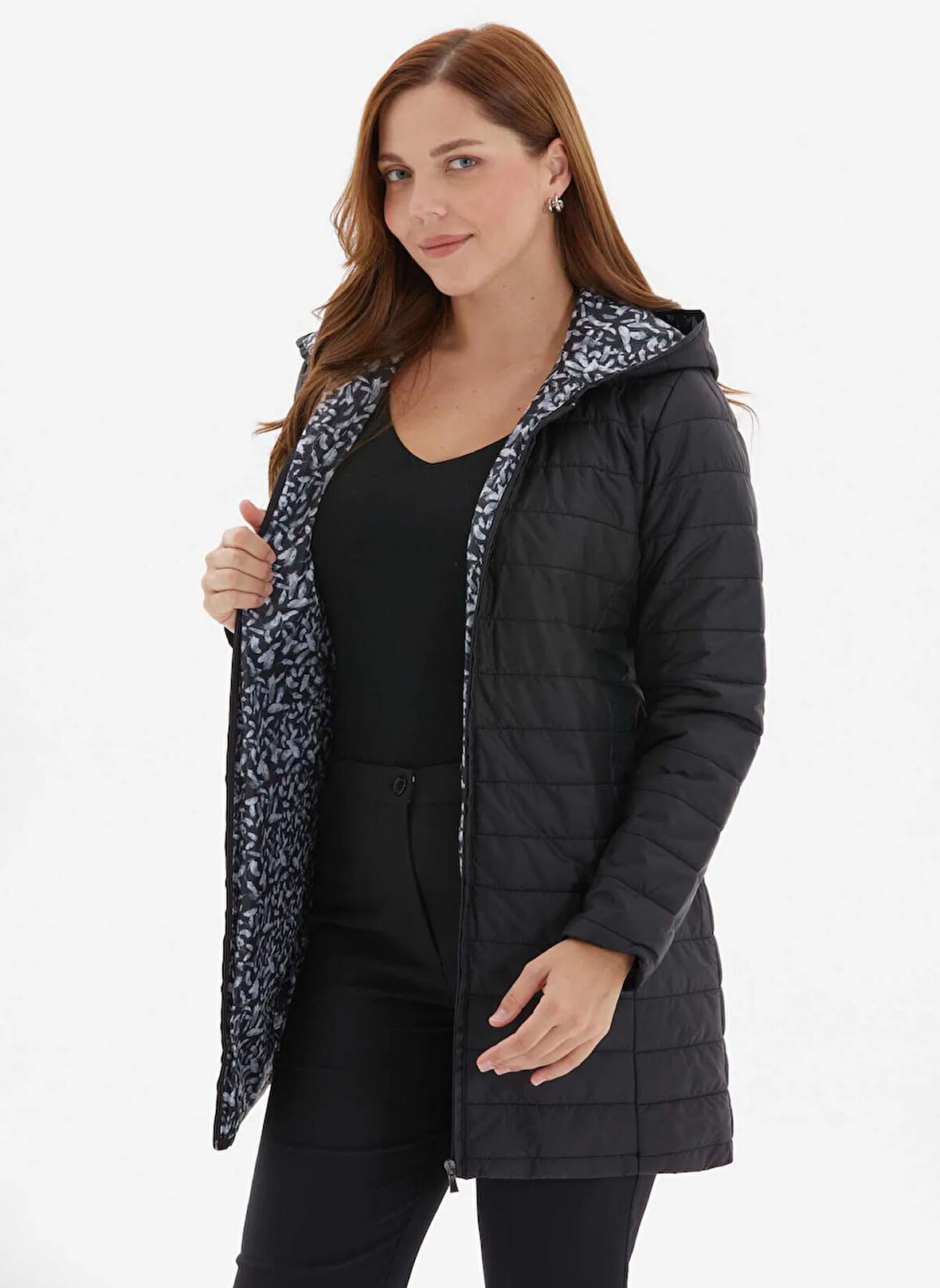 Selen Lacivert Kadın Mont 25KSL6167