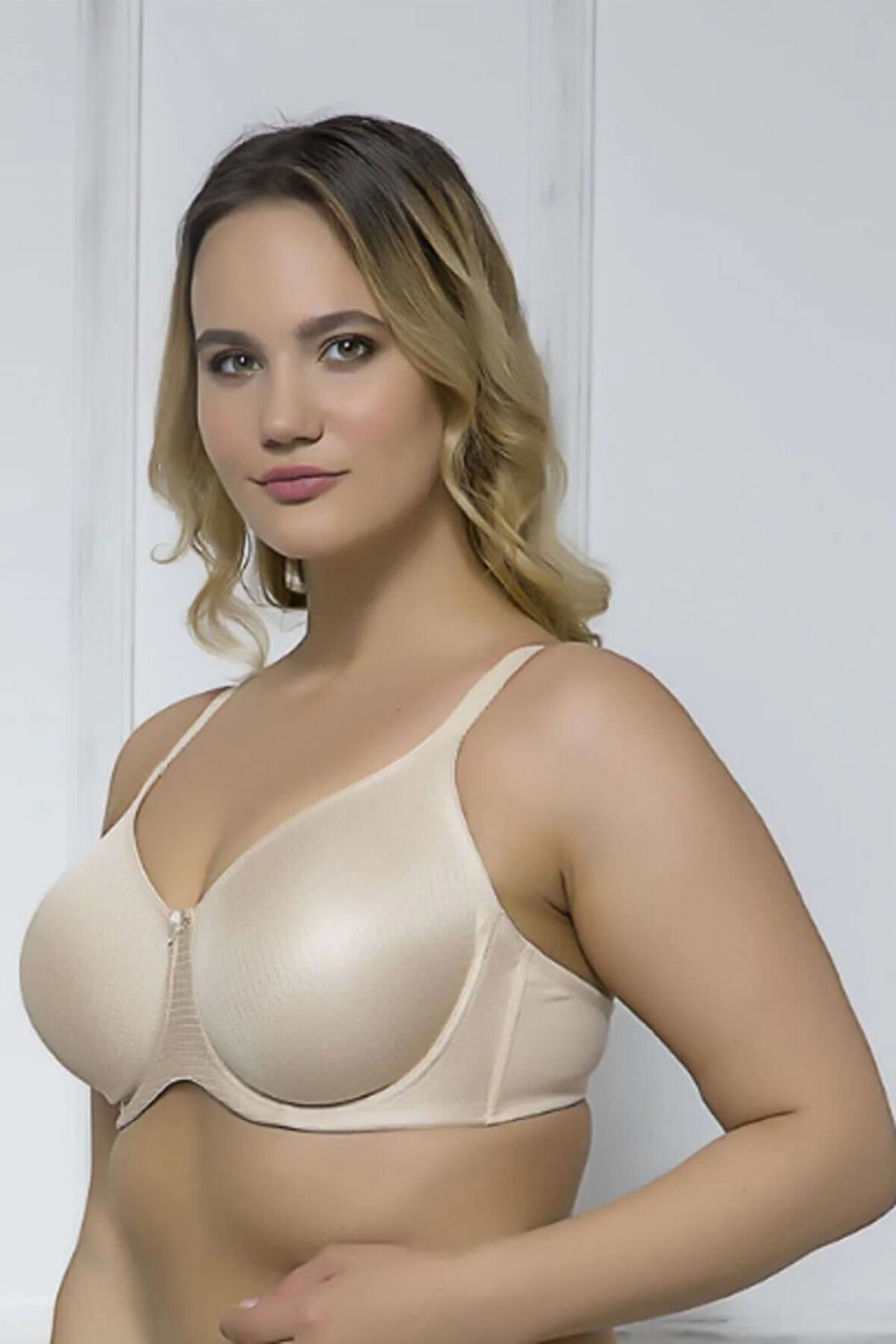 Moonlight 2165 Pamuk ( Cotton ) Minimizer Toparlayıcı Balenli Sütyen 