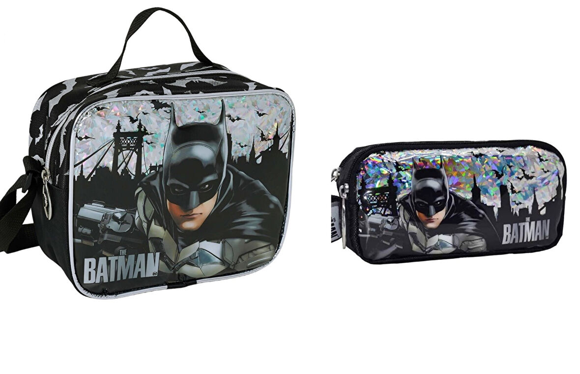 Batman Beslenme Çantası ve Kalem Kutusu
