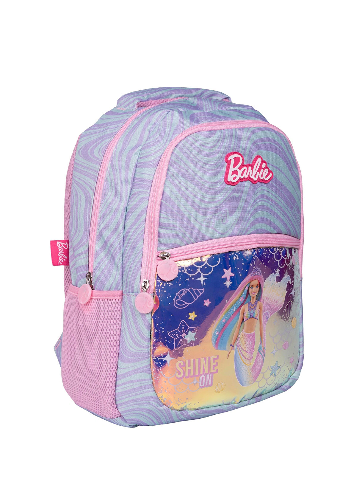 Barbie Pembe - Mavi Çocuk 34x13x26 cm Sırt Çantası BARBIE OKUL ÇANTASI
