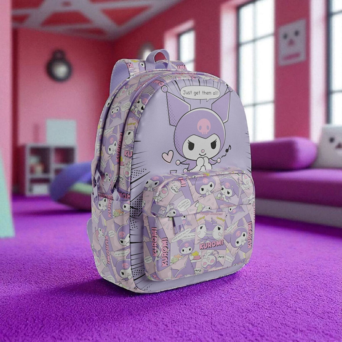 Kuromi 2025 Yılı Orjinal Yeni Sezon Okul Çantası