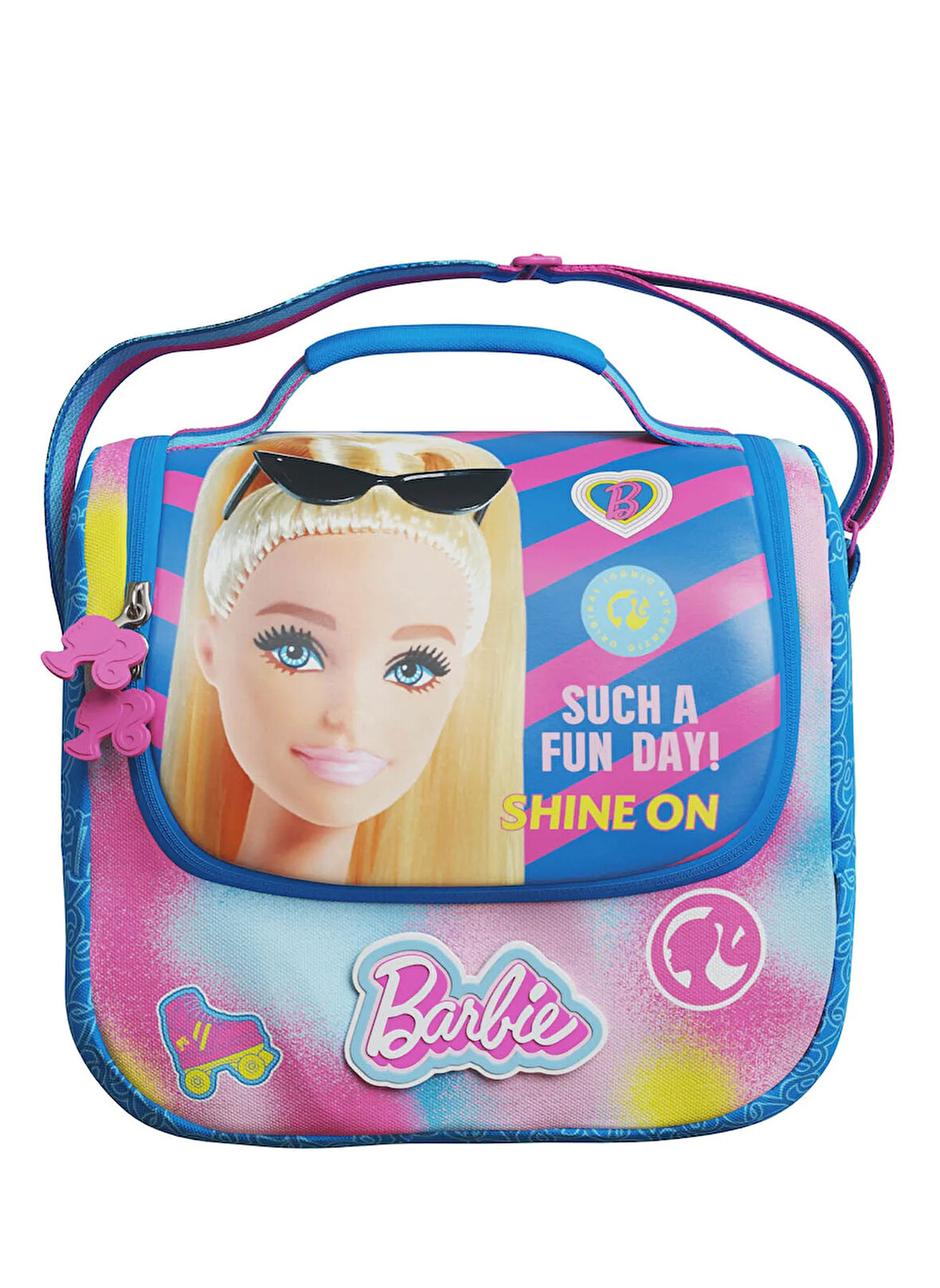 Barbie Çok Renkli Kız Çocuk Beslenme Çantası 3275-BARBIE BESLENME ÇANTASI