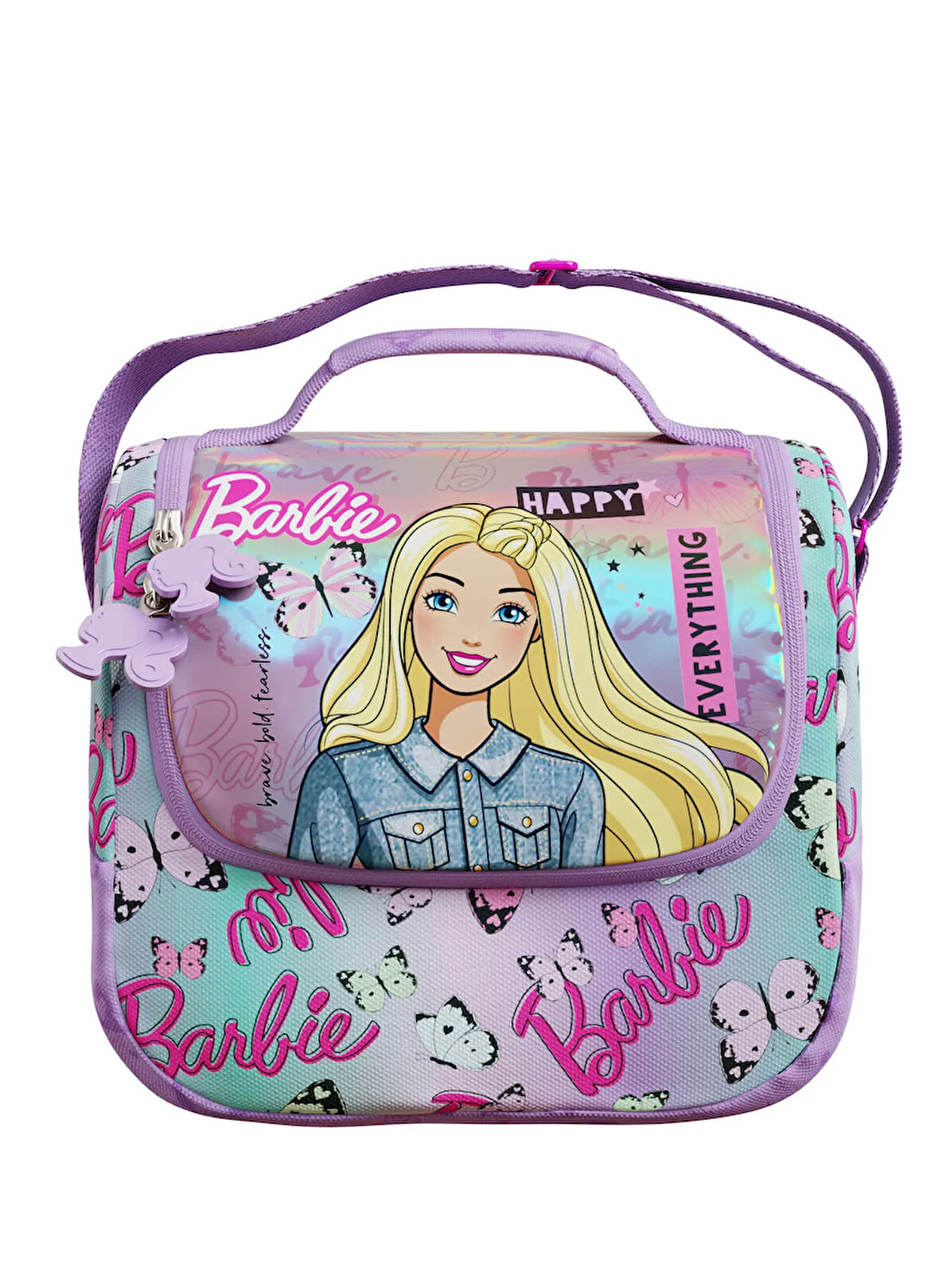 Barbie Pembe Kız Çocuk Beslenme Çantası