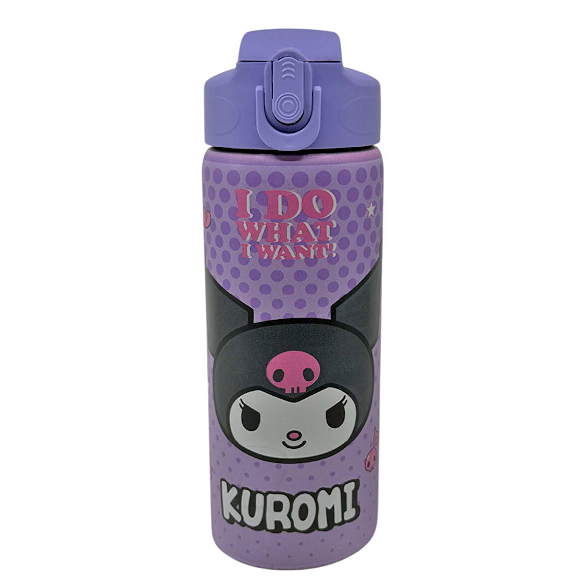 Kuromi 600 Ml Çelik Matara 3446