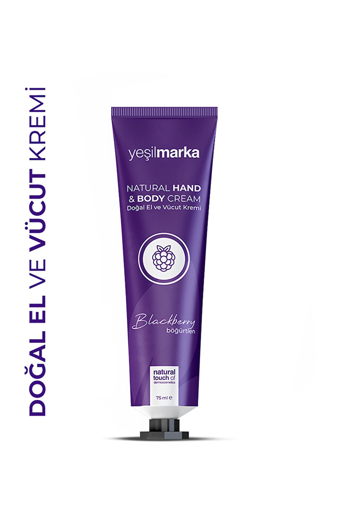 Yeşilmarka Doğal El ve Vücut Kremi - Böğürtlen 75 ml