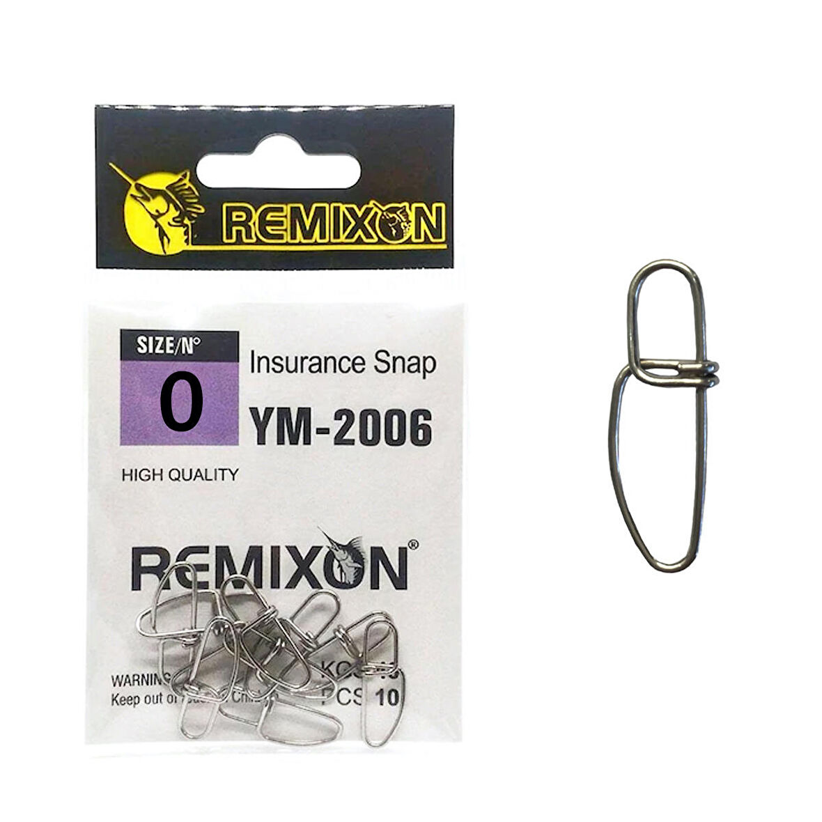 Remixon YM-2006 Maket Balık Klipsi No:0 (10 Ad)