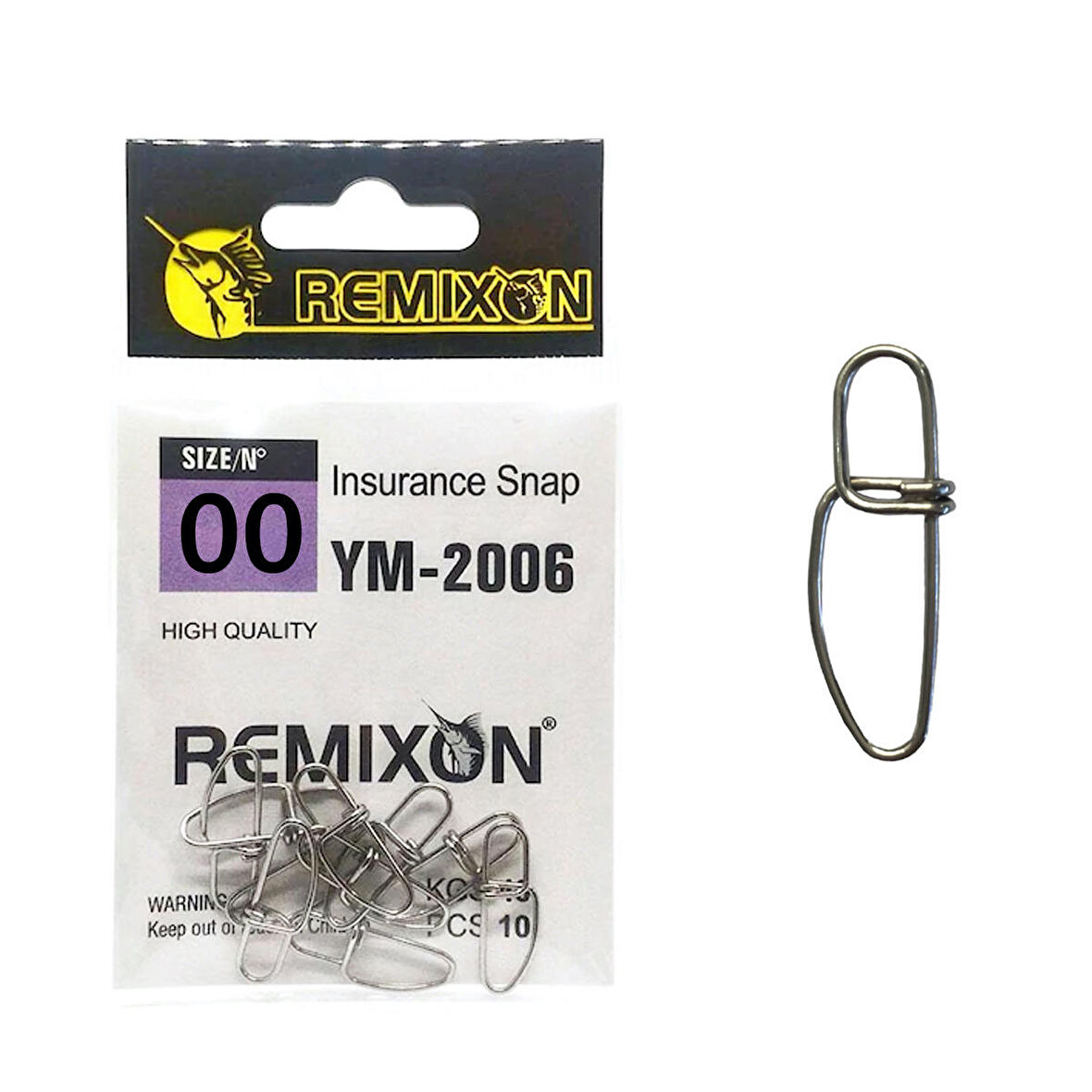 Remixon YM-2006 Maket Balık Klipsi No:00 (10 Ad)