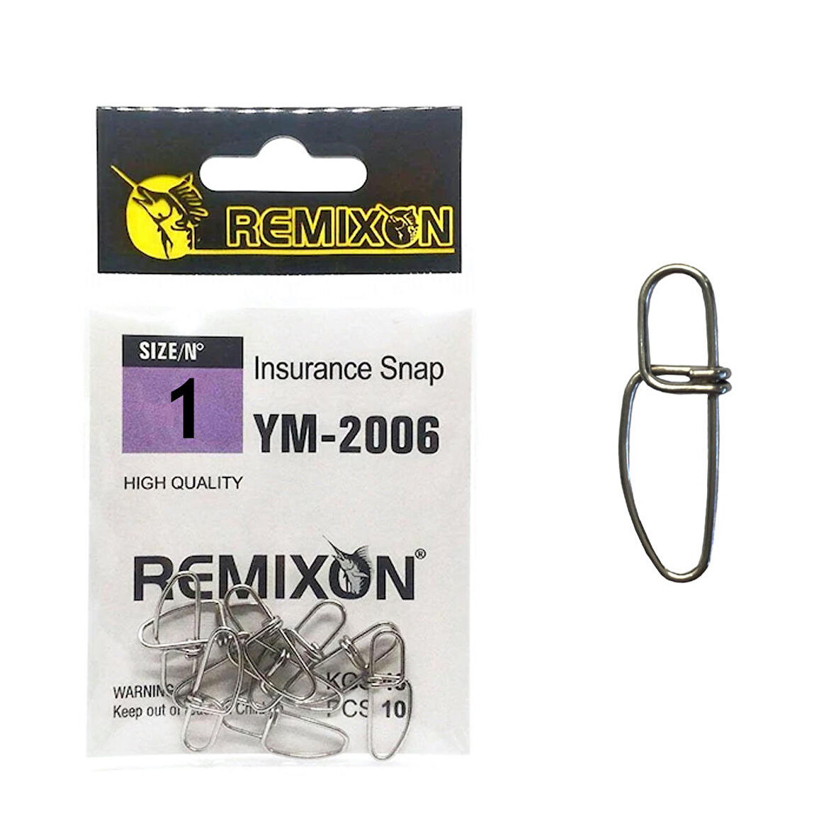 Remixon YM-2006 Maket Balık Klipsi No:1 (10 Ad)