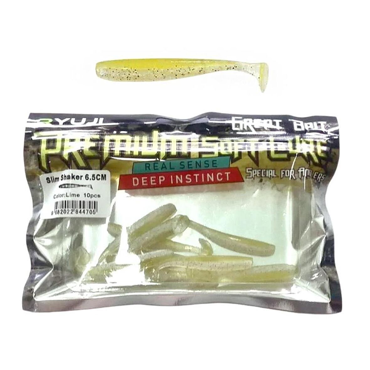 Ryuji Slim Shaker 6.5cm Silikon Yem