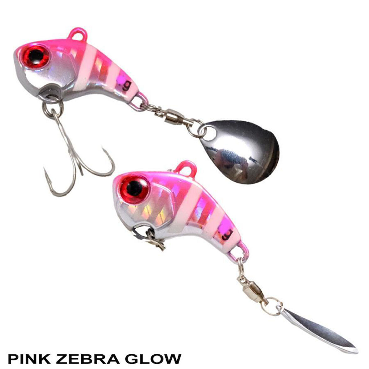 Ryuji Scorpy Vib 10gr Jig Yem PİNK ZEBRA GLOW