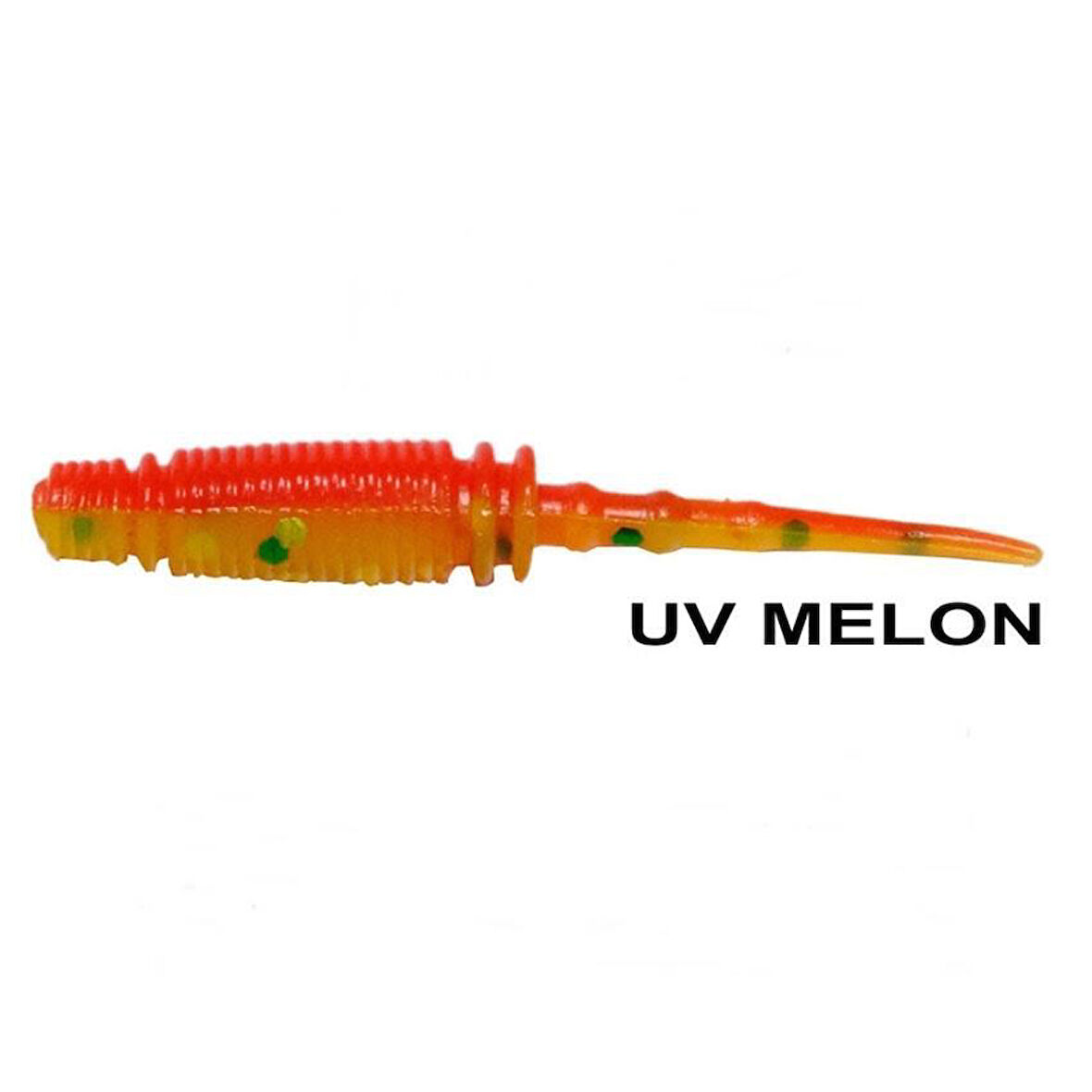 Ryuji Rock Worm 4cm Kokulu Silikon Yem [12 adet] UV Melon