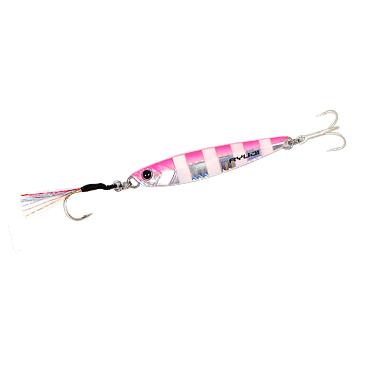 Ryuji Jig King 7.7cm 40gr Metal Jig yem Pink Zebra Glow