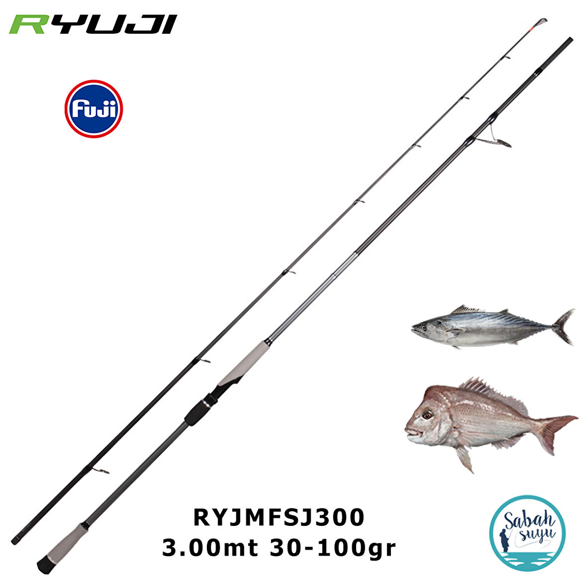 Ryuji Matrix Fuji 3.00mt 30-100gr (2P) Shore Jigging Kamış