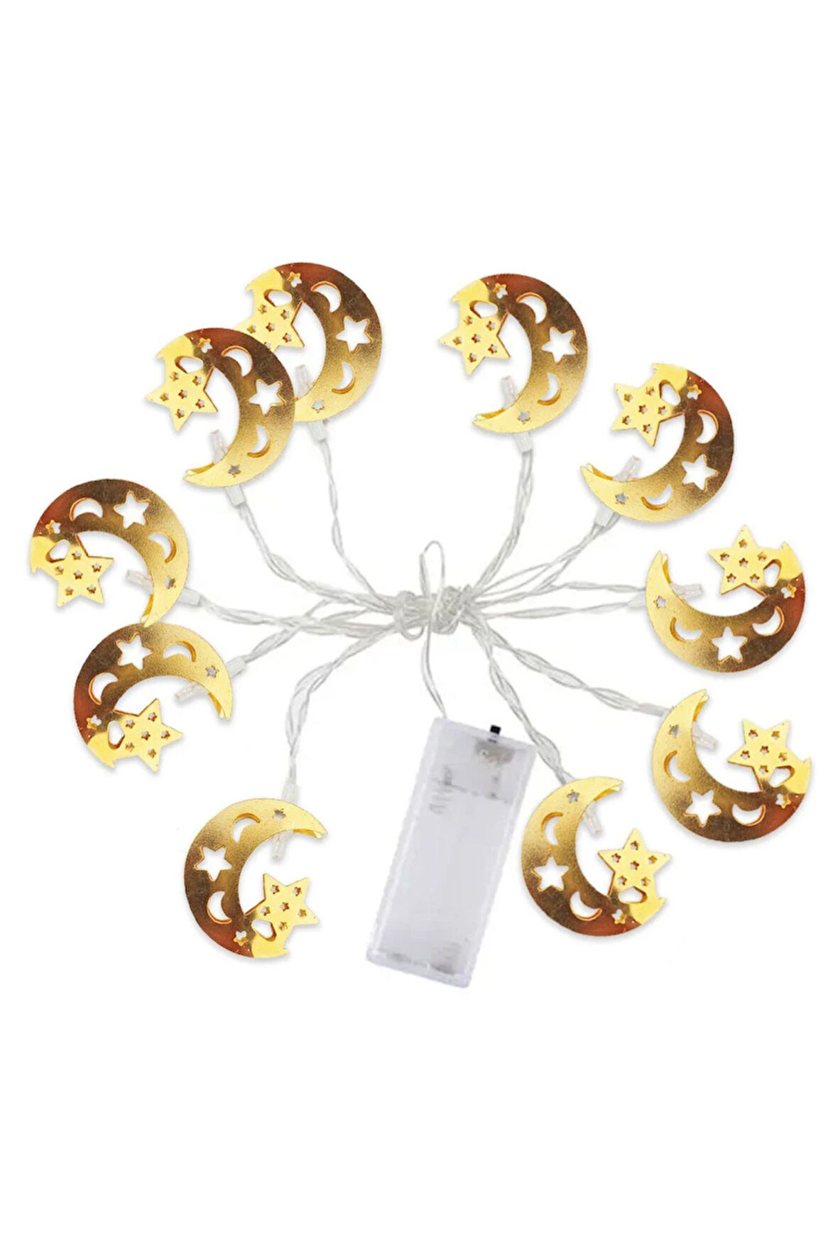 Ramazan Temalı Pilli LED Gün Işığı 2mt