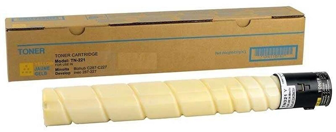 Tonersepeti Konica Minolta TN-221 Sarı Muadil Fotokopi Toner