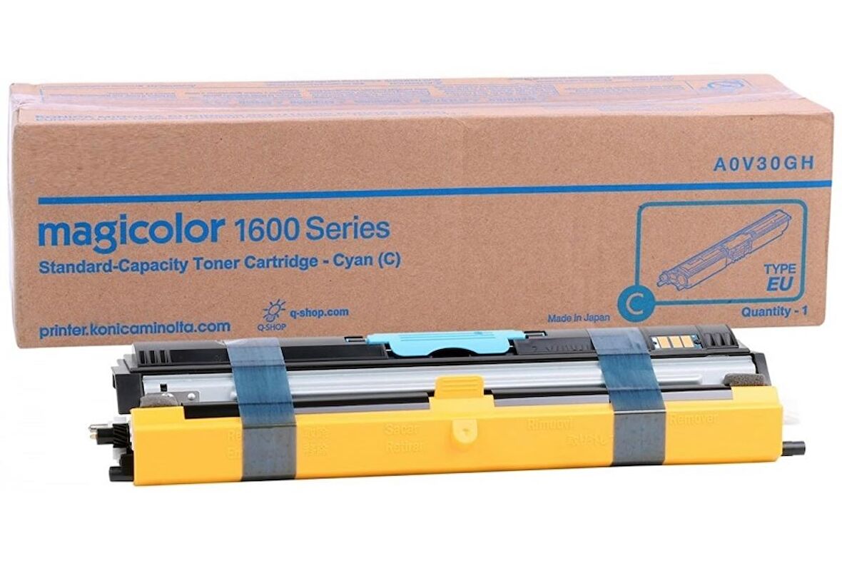 Tonersepeti Konica Minolta 1600W Mavi Muadil Toner