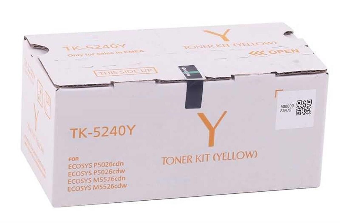 Tonersepeti Kyocera Mita TK-5240 Muadil Sarı Toner