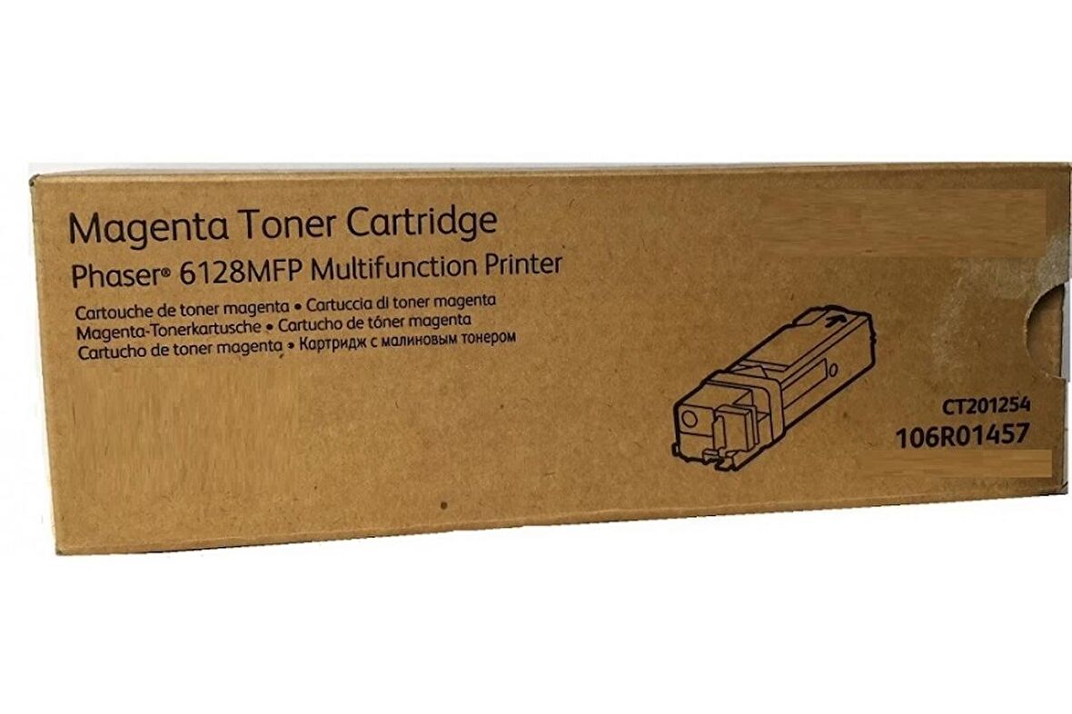 Tonersepeti Xerox Phaser 6128 106R01457 Kırmızı Muadil Toner