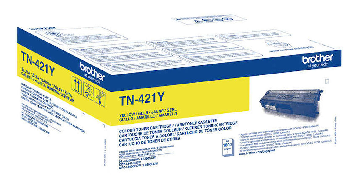 Tonersepeti Brother TN-461/421 Sarı Orjinal Toner