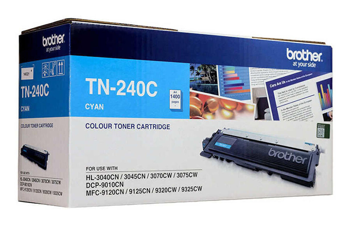 Tonersepeti Brother TN-240 Mavi Orjinal Toner