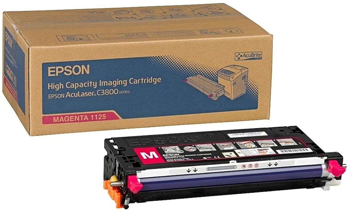 Tonersepeti Epson C3800 C13S051125 Orjinal Kırmızı Toner Y.K