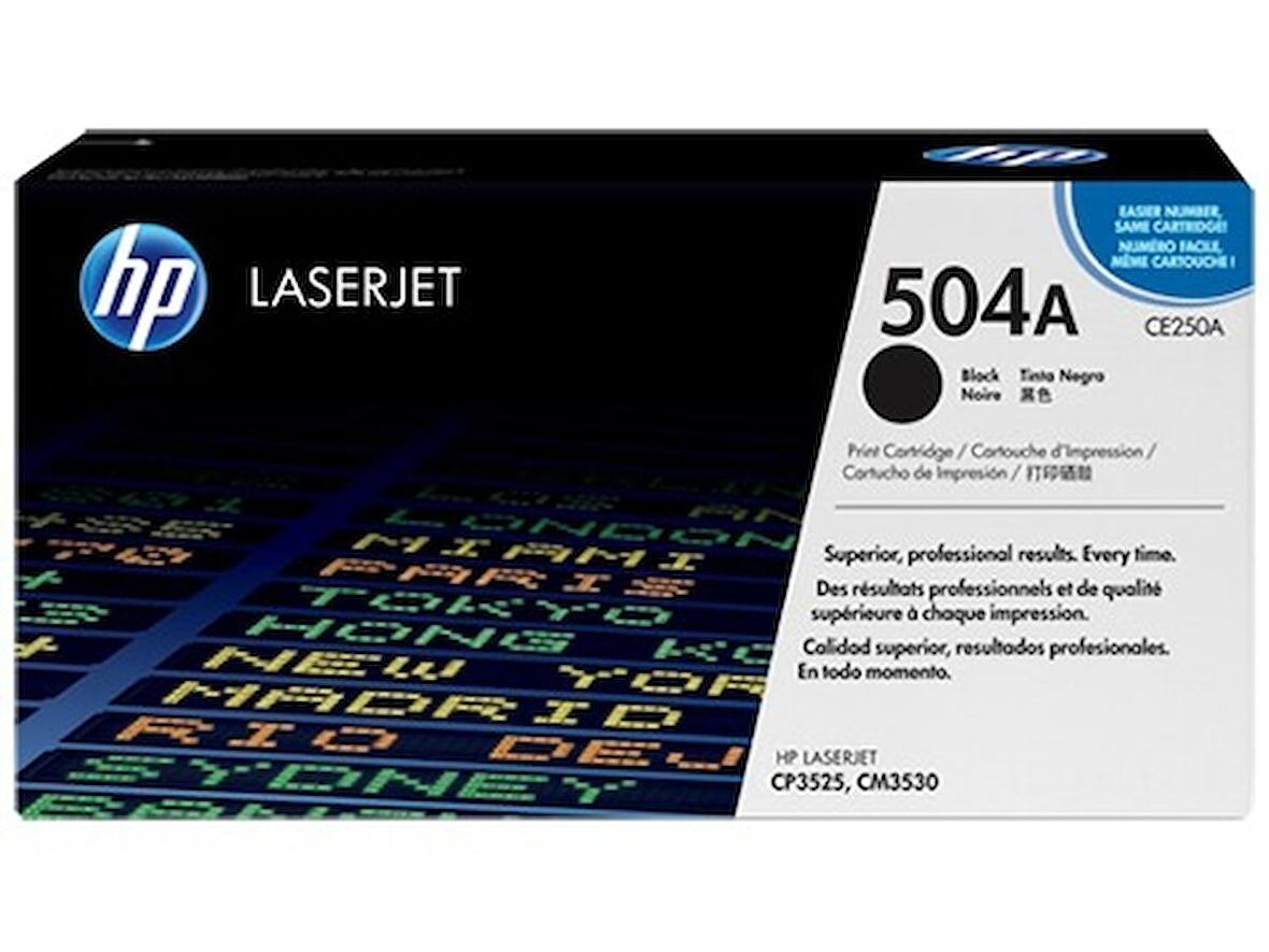 Tonersepeti Hp 504A-CE250A Orjinal Siyah Toner
