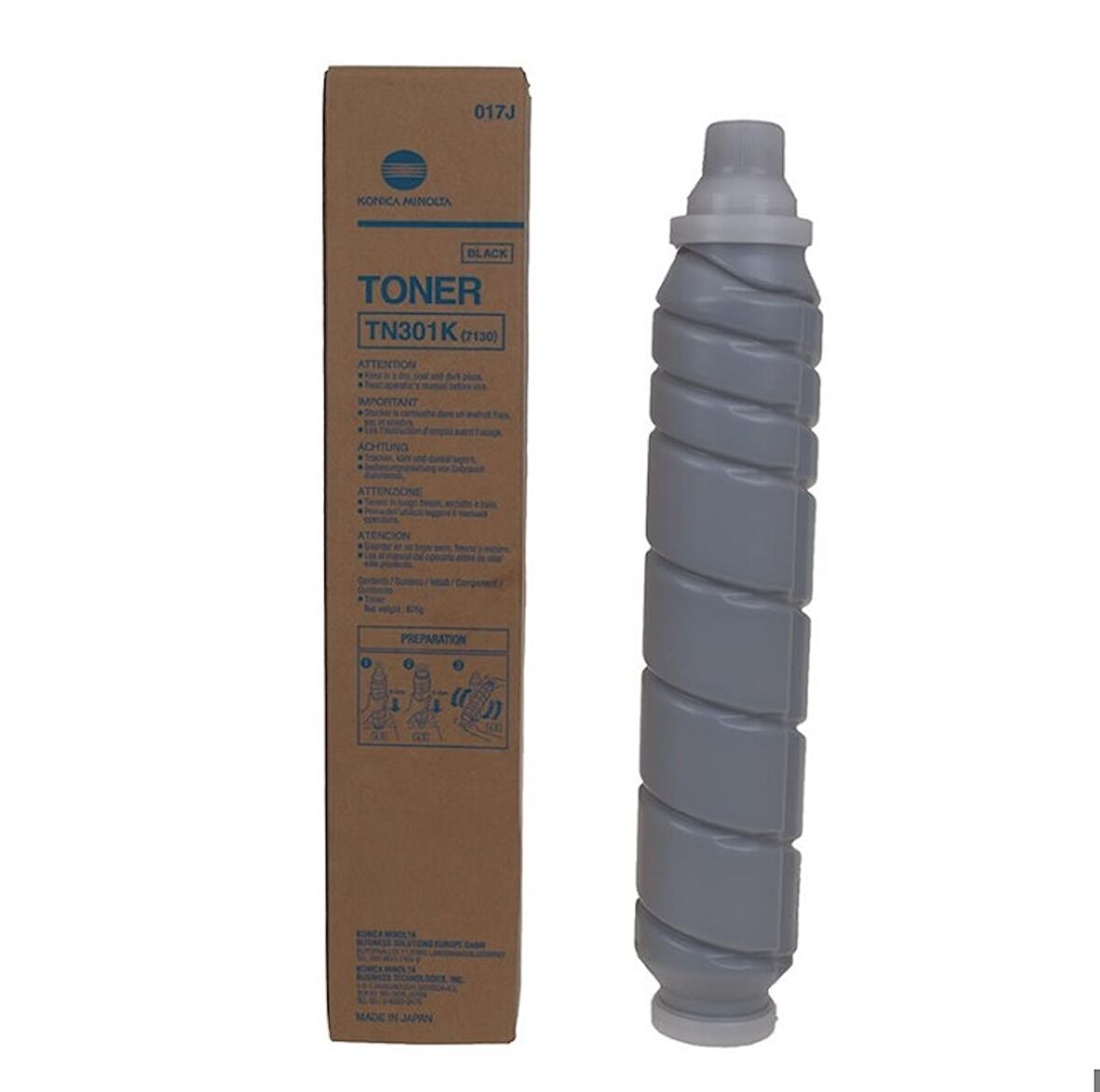 Tonersepeti Konica Minolta TN-301K Orjinal Fotokopi Toner