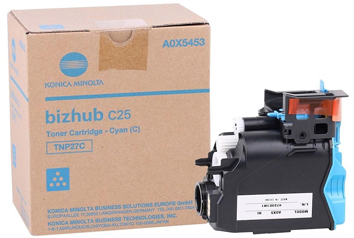 Tonersepeti Konica Minolta TNP-27 Mavi Orjinal Toner