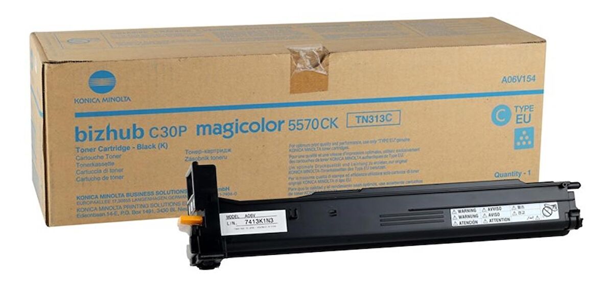 Tonersepeti Konica Minolta TN-313 Orjinal Mavi Toner