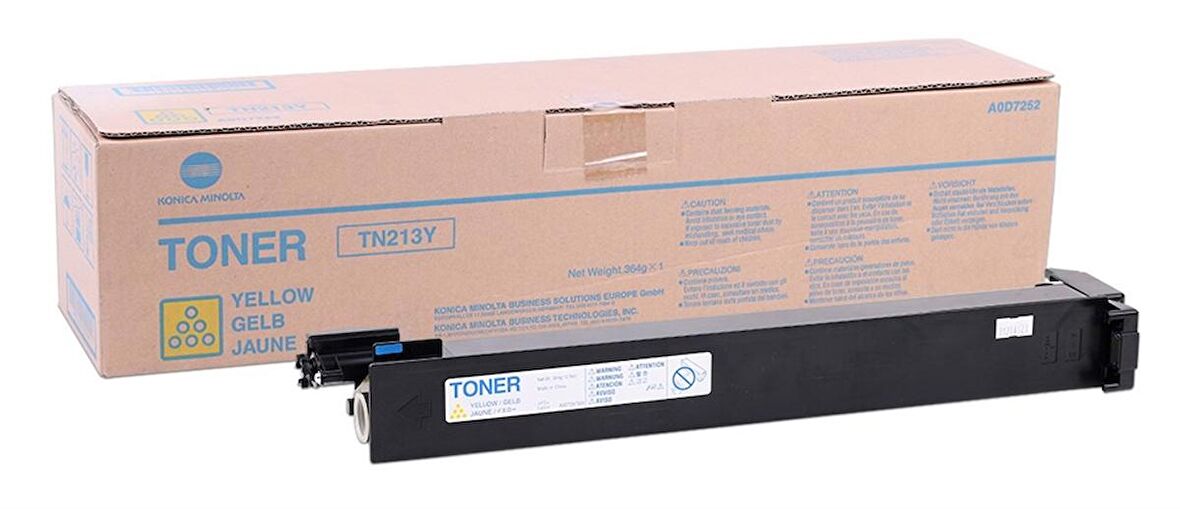 Tonersepeti Konica Minolta TN-213 Sarı Orjinal Fotokopi Toner