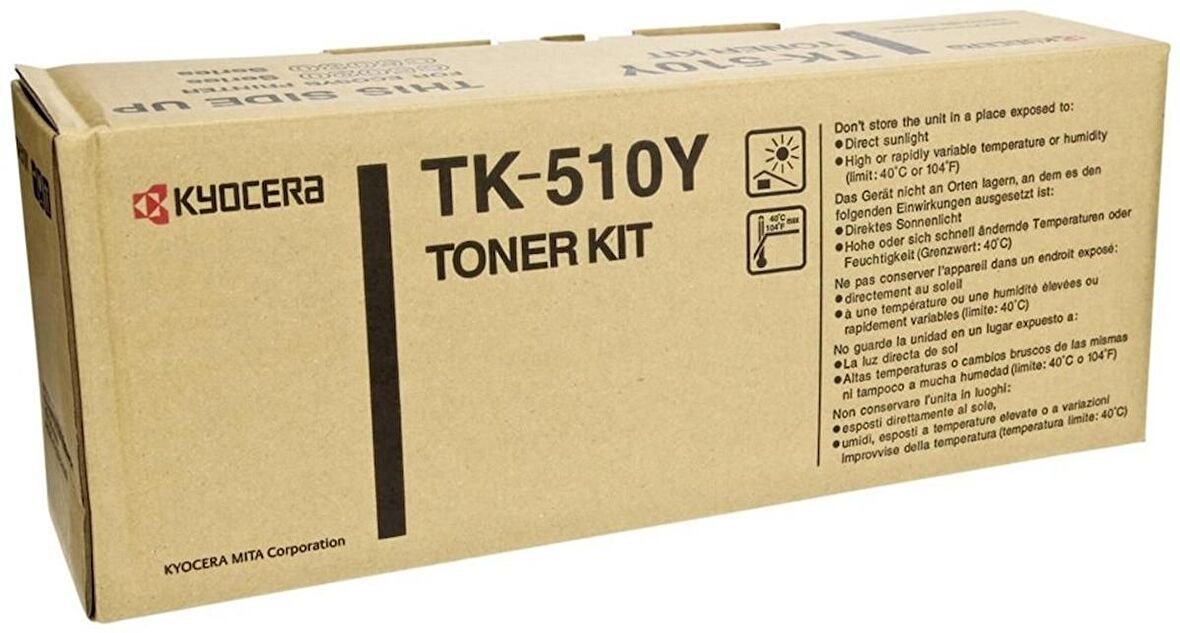 Tonersepeti Kyocera Mita TK-510 Orjinal Sarı Toner