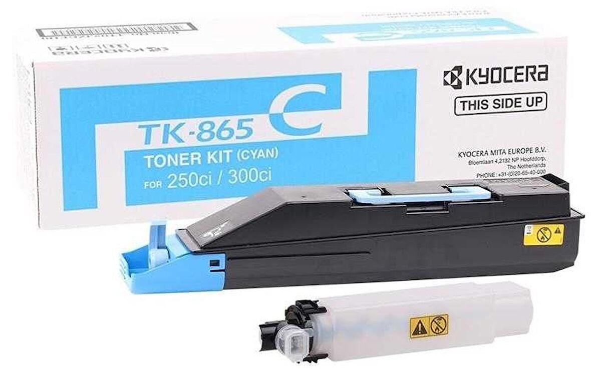 Tonersepeti Kyocera Mita TK-865 Mavi Orjinal Fotokopi Toner