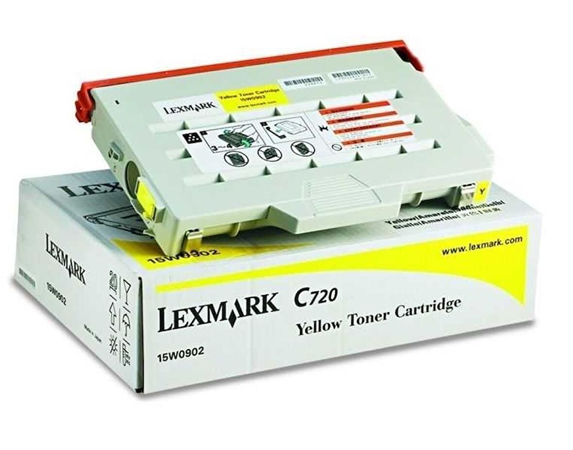 Tonersepeti Lexmark C720-15W0902 Sarı Orjinal Toner