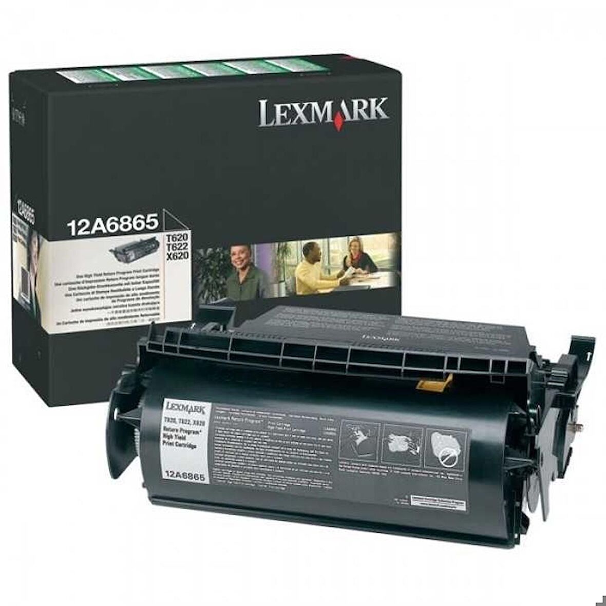 Tonersepeti Lexmark T620-12A6865 Orjinal Toner Y.K