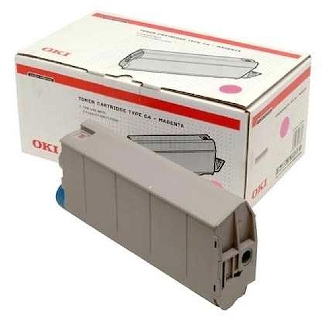 Tonersepeti Oki C7100-41963084 Kırmızı Orjinal Toner