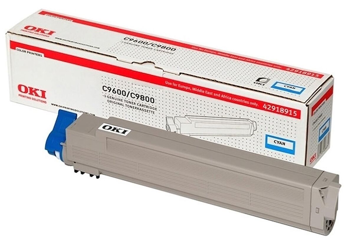 Tonersepeti Oki C9600-42918963 Mavi Orjinal Toner