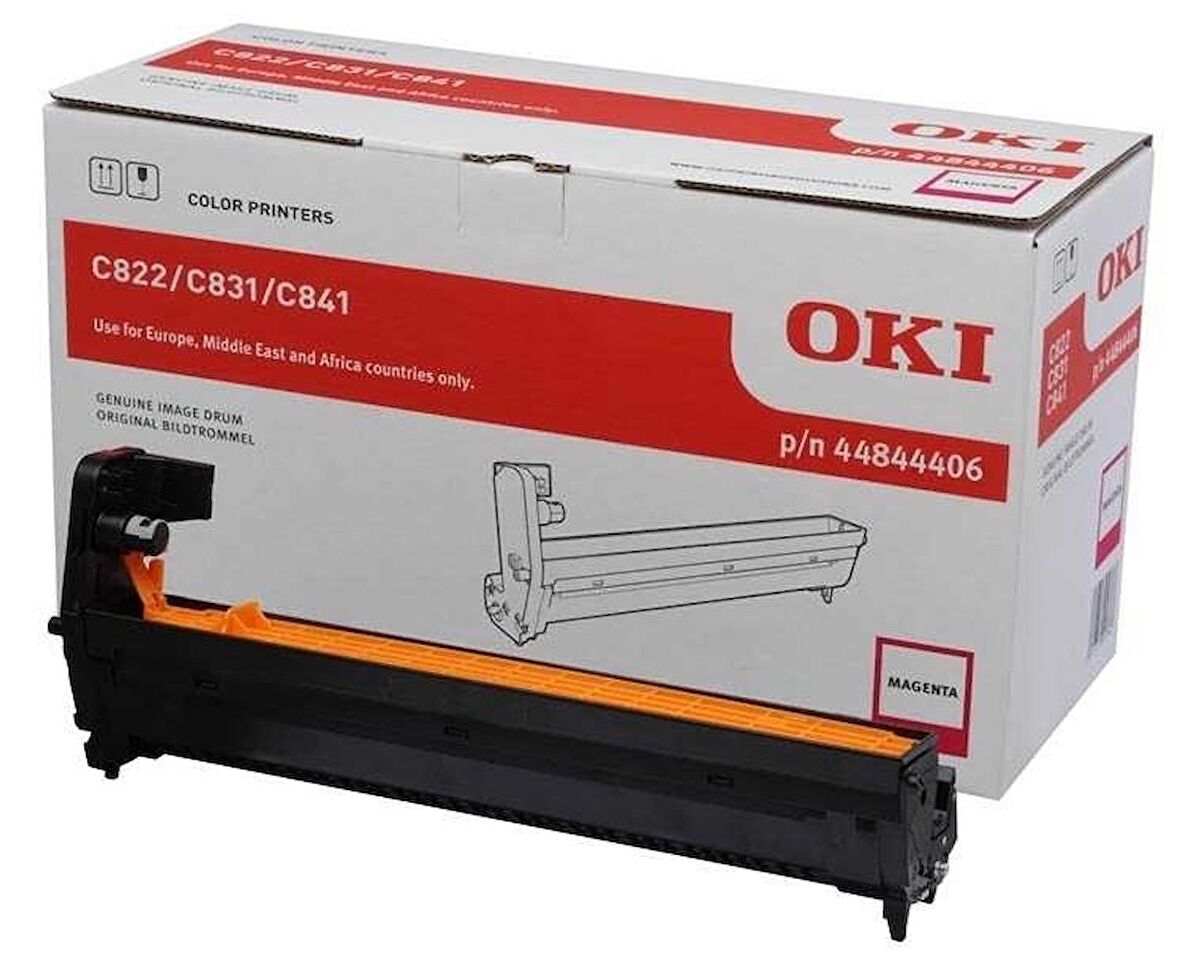 Tonersepeti Oki C822-44844406 Orjinal Kırmızı Drum Ünitesi