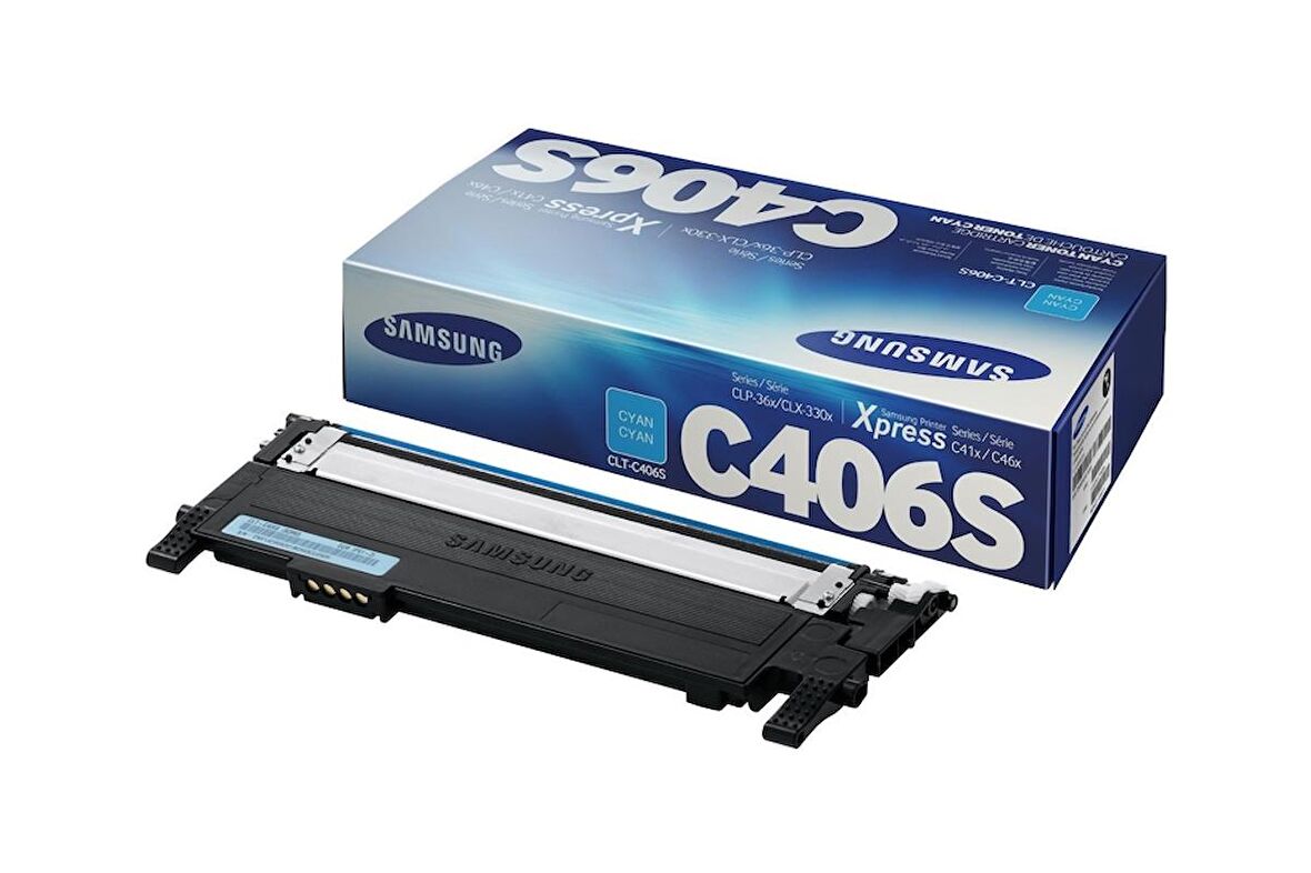 Tonersepeti Samsung CLT-C406S Mavi Orjinal Toner