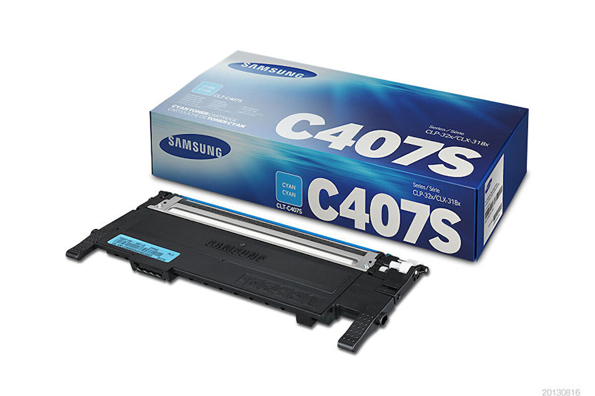 Tonersepeti Samsung CLP-320/CLT-C407S Mavi Orjinal Toner