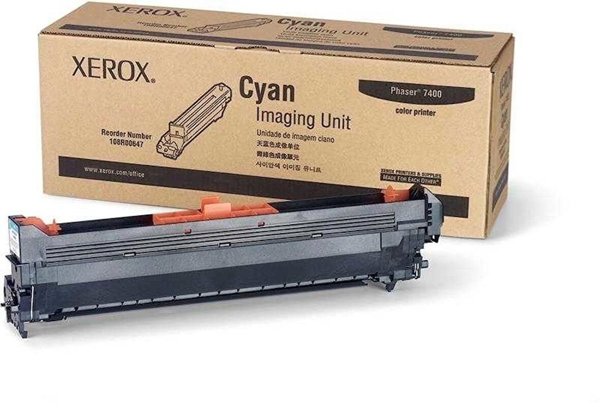 Tonersepeti Xerox Phaser 7400-108R00647 Mavi Orjinal Drum Ünitesi